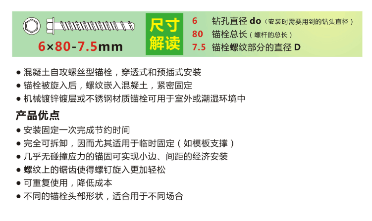 产品参数