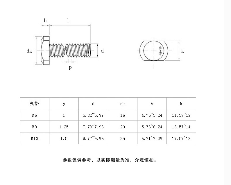 产品参数